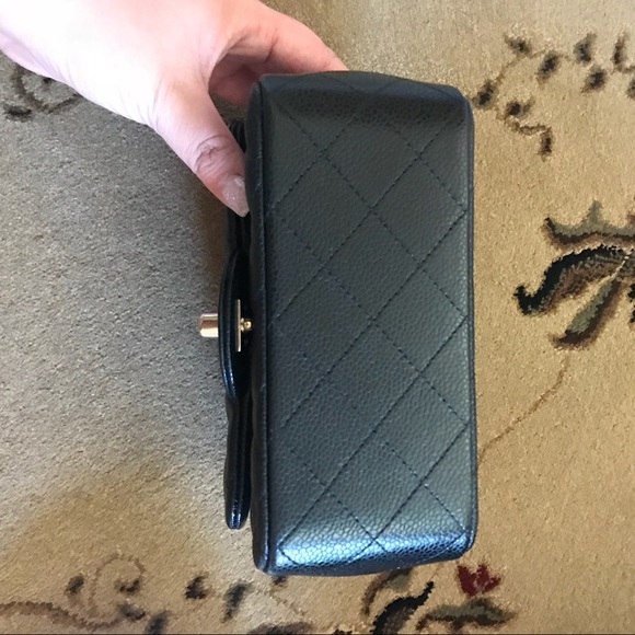 💯Chanel Brand New! mini square caviar 🔱 - Picture 5 of 5